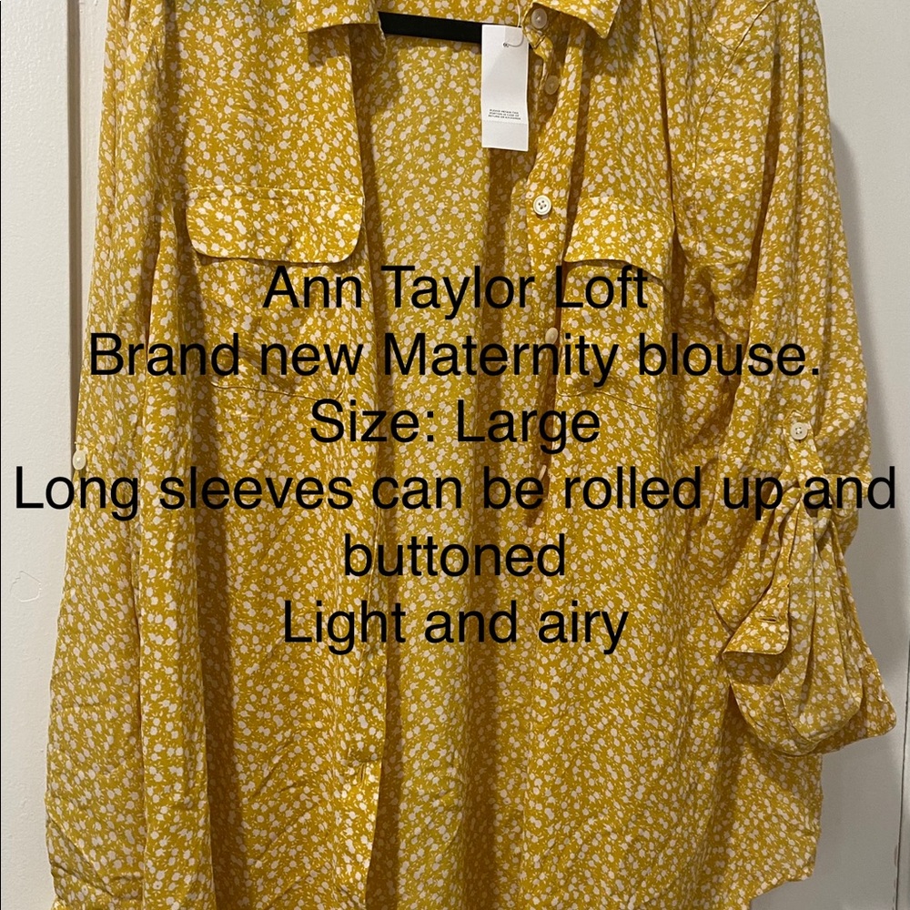 NWT AnnTaylor Loft Maternity Blouse